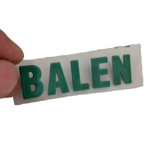 Custom Brand Logo Eco-Friendly Silicone Heat Transfer & Screen Printed <b>Labels</b> for Garment & Bags - Product Image 1