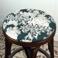 Tabourets de bar pivotants sans dossier en bois massif de style vintage français, avec siège rembourré et repose-pieds, pour îlot de cuisine, comptoir, maison, pub, usage commercial