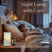 Lampe de table pliable de lampe de lanterne de papier de riz à gradation rechargeable sans fil portative pour l'éclairage chaud confortable pour la veilleuse