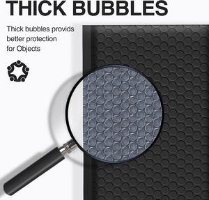 Eco-Friendly Matte Black for Poly Mailer Custom Logo Printed Air Bubble Padded Shipping Envelope Air Bubble Mailers - Product Image 3