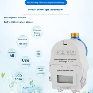 Medidor de Agua Prepago con Tarjeta IC, Resistente al Agua IP68, Recarga por Deslizamiento, Uso Doméstico, OEM Yuxiang - Product Image 2