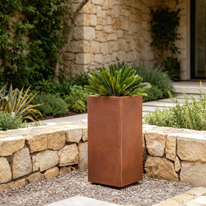 Vente en gros de jardinières surélevées modulaires en acier Corten, personnalisables, écologiques, durables, pour usage domestique et commercial - Product Image 1