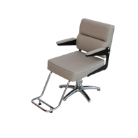 [ECCLIM]JACOB No.26 EC-005 Fauteuil de salon de coiffure en acier inoxydable, mobilier commercial, design moderne, léger et de qualité supérieure, idéal pour les voyages