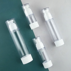 Eco Friendly 15ml 30ml 50ml Vacuum Lotion Press Emulsion Bottle AS Airless Pump <b>Spray</b> Cream Bottle - Product Image 1