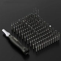 Vente flash : Jeu de tournevis de précision 145 pièces avec 132 embouts, manche en acier, pour smartphones, MacBooks, ordinateurs portables, montres, personnalisable OEM