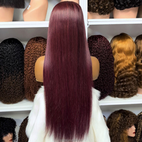 Perruque 4x4 en dentelle transparente, cheveux humains vierges Remy birmans, ondulés, nœuds blanchis, 10"-40", couleur ombrée T1B/4/30