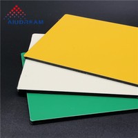 Panel Compuesto de Aluminio Ignífugo Aludream B2/A1/A2 de 4 mm, Material de Revestimiento de Paredes para Construcción, Alta Resistencia a la Corrosión