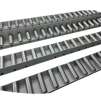 Nouvelle glissière silencieuse antistatique en acier au carbone et plastique avec rail en aluminium pour le transport dans les restaurants et hôtels - Alliage Fluen