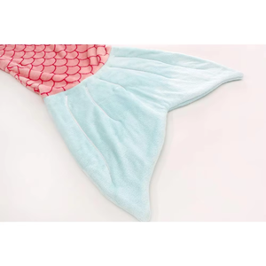 Encantadora tela <span class=keywords><strong>de</strong></span> franela suave con estampado rosa vivo usable, cola <span class=keywords><strong>de</strong></span> sirena, se adapta a 3 ~ 13 años, cola <span class=keywords><strong>de</strong></span> sirena cálida <span class=keywords><strong>para</strong></span> <span class=keywords><strong>niñas</strong></span> - Product Image 4