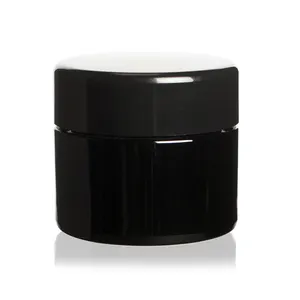 High quality 30ml 50ml black glass jar from allwin bottle company