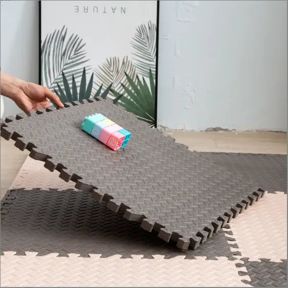 2022 EVA Toddler eva baby play exercise floor mat Learning Educational eva foam rubber puzzle mat