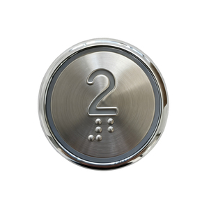 New Arrival elevoro phong cách hiện đại vòng thép không gỉ Bộ phận chữ nổi cảm ứng cop lop bệnh viện nút thang máy - Product Image 3