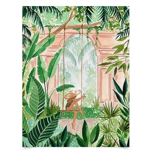 2025 Hot Set of 3 Canvas Art Wall Picture <strong>Frame</strong> of <strong>Green</strong> Color for Home Decor - Product Image 2