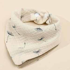 Bavoirs unisexes en coton biologique avec motif imprimé moderne pour bébés garçons et filles, fabriqués par un fabricant OEM - Product Image 2