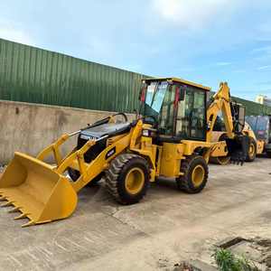 รถตักล้อยาง Caterpillar 420F II สีเหลือง พร้อมบุ้งกี๋และแขนขุด น้ำหนัก 20000 กก. ใช้งาน 0-2000 ชั่วโมง - Product Image 1