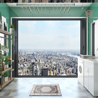 Ventana de microventilación DEMEA, nuevo diseño, estilo abatible, resistente al viento, insonorizada y con aislamiento térmico,