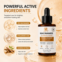 Vente en gros OEM ODM Soin du visage hydratant, éclaircissant, anti-âge, anti-rides, resserrant les pores, à la niacinamide, sans cruauté, végétalien, enrichi en vitamines