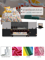 Machine d'impression numérique textile sur tissu, ceinture en soie, impression directe sur tissu en Chine, imprimante textile en coton CD-1808E