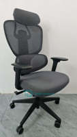 Nouvelle chaise de bureau pivotante avec dossier ergonomique en mousse à mémoire de forme et soutien lombaire réglable pour la maison et les cadres