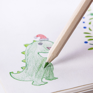 Crayons de couleur hexagonaux promotionnels de 3,5 pouces, mini-set de crayons de couleur, écologiques, prise en main <span class=keywords><strong>facile</strong></span>, logo personnalisé, crayons en bois, <span class=keywords><strong>papier</strong></span> kraft - Product Image 3