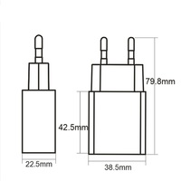 Adaptateur de chargeur USB 5V 1a 2a 2,1 a 2,4 a 3a, certifié CE, haute qualité, nouveau