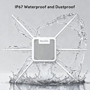 Point d'accès extérieur <span class=keywords><strong>WiFi</strong></span> <span class=keywords><strong>6</strong></span> double bande Mosslink Factory OEM ODM AX3000 avec <span class=keywords><strong>6</strong></span> antennes omnidirectionnelles 7dBi, répéteur maillé longue portée pour la communauté - Product Image 2