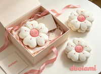 Peluche personnalisée, poupée en peluche douce en forme de fleur pour cadeau promotionnel, peluche personnalisée