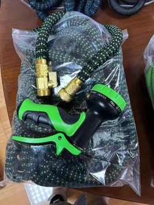 Manguera <span class=keywords><strong>de</strong></span> jardín flexible personalizable <span class=keywords><strong>de</strong></span> 30m, Látex natural <span class=keywords><strong>de</strong></span> 3 capas con boquilla multifunción, manguera <span class=keywords><strong>de</strong></span> riego extensible <span class=keywords><strong>de</strong></span> 100 pies - Product Image 4