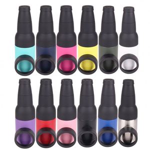 Refroidisseur de bouteilles et canettes de bière multicolore en gros de 12 oz, 3-en-1, avec décapsuleur et support isotherme pour canettes - Product Image 2