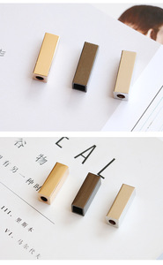 Thân Thiện Với Môi Tùy Chỉnh Logo Kim Loại Adjustalbe Dây Buộc Chuỗi Tipping <span class=keywords><strong>Cord</strong></span> <span class=keywords><strong>End</strong></span> Nút - Product Image 4