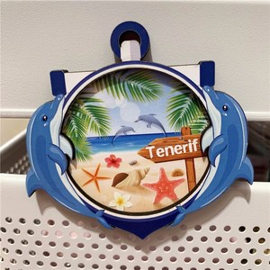 Imán de nevera de madera 3D personalizable, para <span class=keywords><strong>turismo</strong></span>, Isla de Alemania, <span class=keywords><strong>turismo</strong></span>, conmemorativo, recuerdos turísticos de España y la playa - Product Image 1