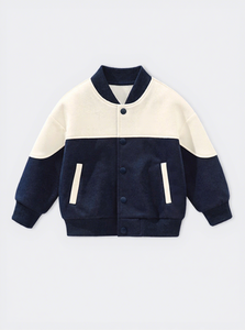 Blouson de baseball universitaire pour enfants, veste décontractée pour garçons et filles, <span class=keywords><strong>manteau</strong></span> de baseball <span class=keywords><strong>printemps</strong></span>-automne 2026 - Product Image 3