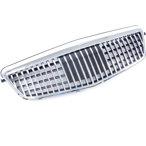 กระจังหน้ารถเมอร์เซเดส-เบนซ์ อี-คลาส W212 รุ่นเมย์บัค สีดำและสีเงิน ทำจากพลาสติก ABS สำหรับกันชน ปี 2009-2013 - Product Image 3