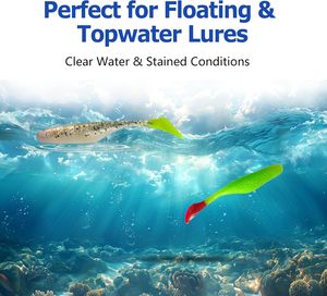 Eupheng PlastiCatch Series Cubos <span class=keywords><strong>de</strong></span> Plástico Blando para Fabricación <span class=keywords><strong>de</strong></span> Señuelos, Bajo Olor, No Amarillea, Fórmula Media, Colores Surtidos, <span class=keywords><strong>Cebo</strong></span> Vivo - Product Image 5