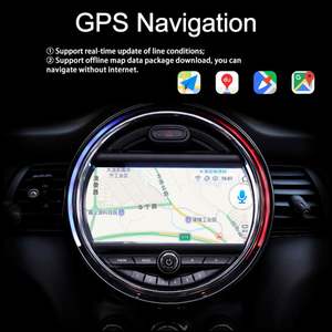 Radio Multimedia con Pantalla Android 12 para BMW Mini One 2017 F55 Mini Cooper F56 Clubeman F54, Reproductor de Video Estéreo, GPS, Carplay - Product Image 2