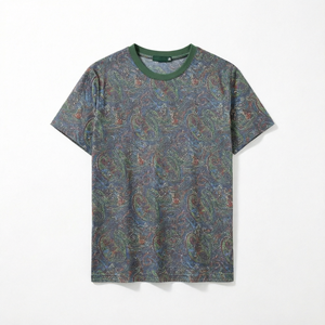 T-shirt Homme Col Rond Manches Courtes Vintage Haut de Gamme Tendance 2026 – Nouvelle Collection Été Décontractée Séchage Rapide Respirant 300g - Product Image 2