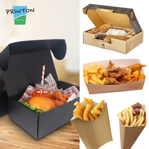 Kotak Makanan Grosir Printon, Kotak Kemasan Ayam Goreng dan Kentang Goreng dengan Logo Kustom - Product Image 4
