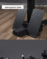 GOREGAIN Hyrox Équipement de Gymnastique en Acier Inoxydable, Machine de Musculation Multifonctionnelle Complète avec Barre et Rack Smith