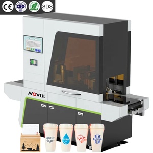Imprimante numérique UV à passage unique NOVIX de haute qualité, à faible coût, pour l'impression sur gobelets en plastique, CMJN, avec imprimante UV à passage unique pour gobelets jetables - Product Image 1