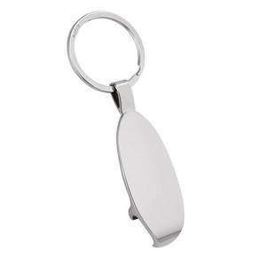 Porte-clés décapsuleur Openbottlers en acier inoxydable et alliage d'aluminium, décapsuleur à sublimation avec logo personnalisé, emballé en boîte (OEM) - Product Image 1