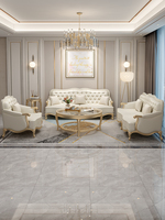 Ensemble de canapés Chesterfield capitonnés en similicuir de luxe classique antique, une, deux ou trois places