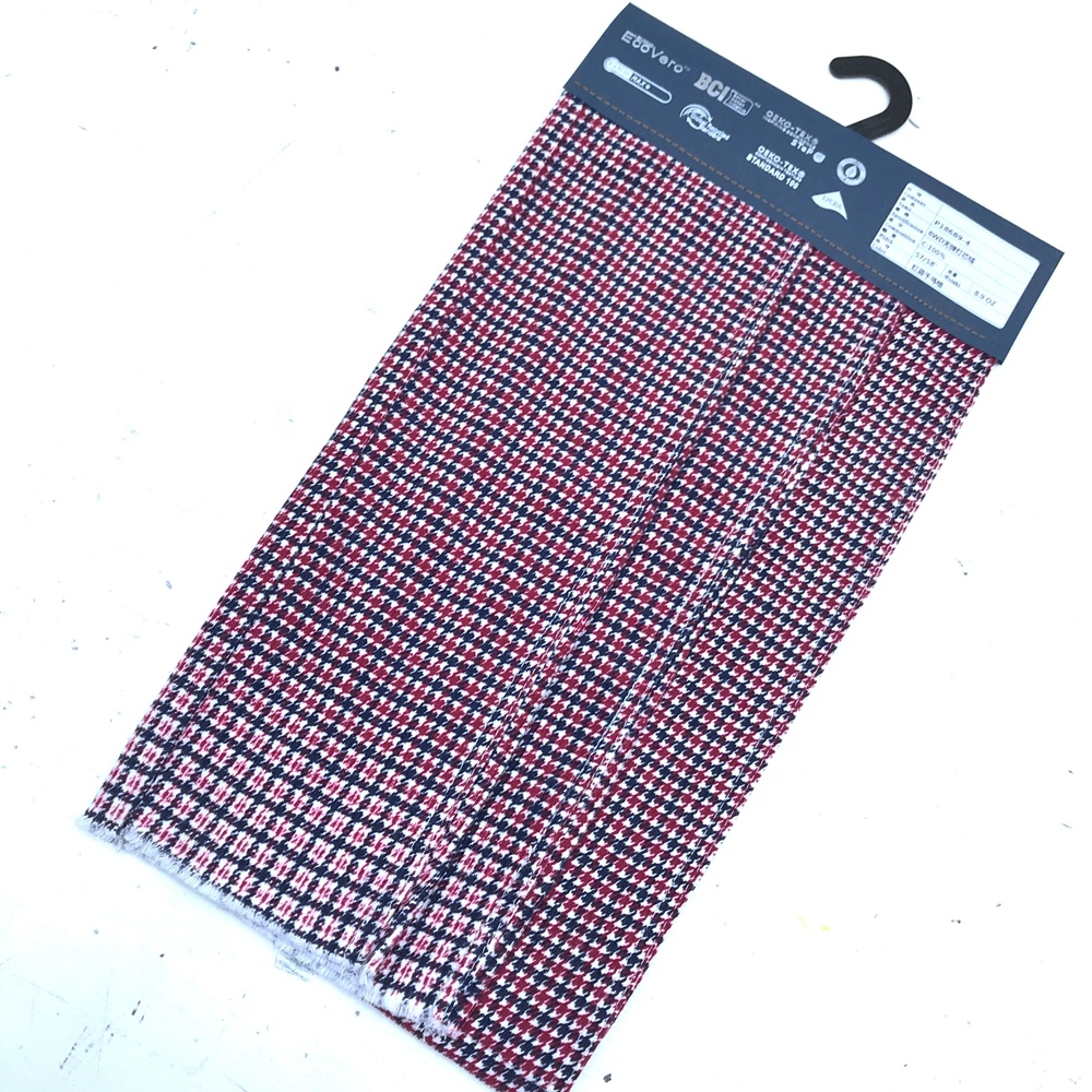 Вельветовая многоцветная хлопковая парчовая эластичная небольшая клетчатая ткань для рубашек