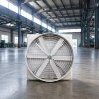 Ventilateur axial électrique en fibre de verre avec moteur entièrement en cuivre OEM/ODM pour les usines de compostage et les installations de traitement des déchets