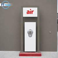 Support d'affichage publicitaire extérieur en métal personnalisé pour station-service, pompe à air, zone de service automobile, signalétique, kiosque, cadre en acier durable