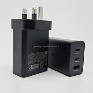 2024 nuovo Design 65W Super veloce caricatore rapido PD spina UK <span class=keywords><strong>3</strong></span> porte USB A/C da viaggio caricabatterie universale da parete per tutti i telefoni - Product Image 1