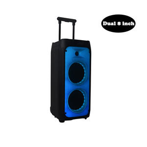 Kép 8 inch <span class=keywords><strong>Bluetooth</strong></span> Loa RGB LED chiếu sáng bass dài tuổi thọ pin nhà Rạp điện thoại di động bên máy tính sân khấu ngoài trời - Product Image 3