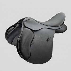 Selle de cheval en cuir véritable de haute qualité pour dressage, style western et anglais, pour l'équitation en contact étroit, modèle d'équitation internationale authentique - Product Image 1