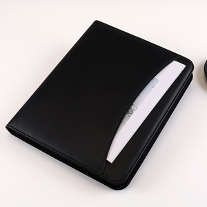 Portafolio Ejecutivo <span class=keywords><strong>de</strong></span> Cuero A4, Carpeta, Cartera, Organizador <span class=keywords><strong>de</strong></span> Documentos, Estuche <span class=keywords><strong>de</strong></span> Almacenamiento, Portafolio Ejecutivo <span class=keywords><strong>de</strong></span> Cuero - Product Image 2