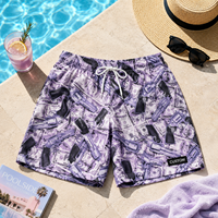 Shorts de plage robustes en tissu Ripstop haute performance personnalisés avec coutures renforcées pour le surf