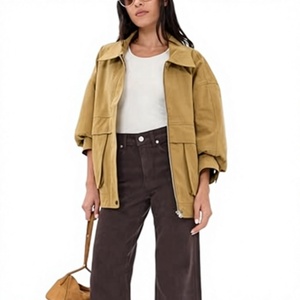 Pantalones vaqueros de mezclilla marrón oscuro de cintura media y pierna recta para mujer, estilo casual, corte regular, color liso, tela de algodón, estilo veraniego - Product Image 5